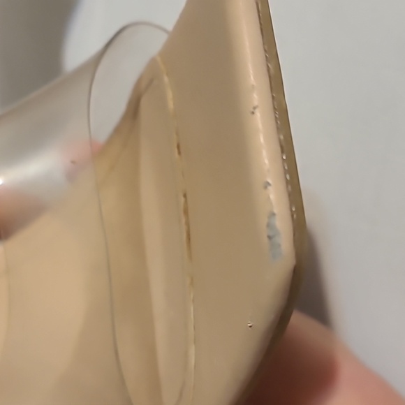 It's nude/clear heels size 8m. - Picture 6 of 6